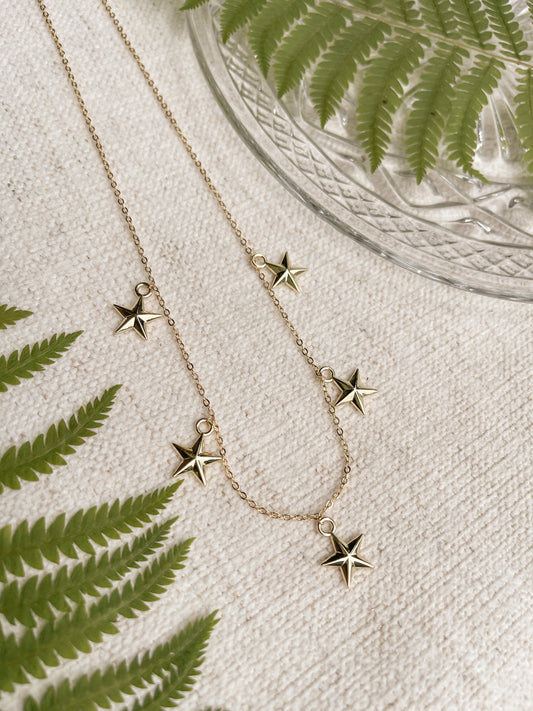 Multi Star Necklace