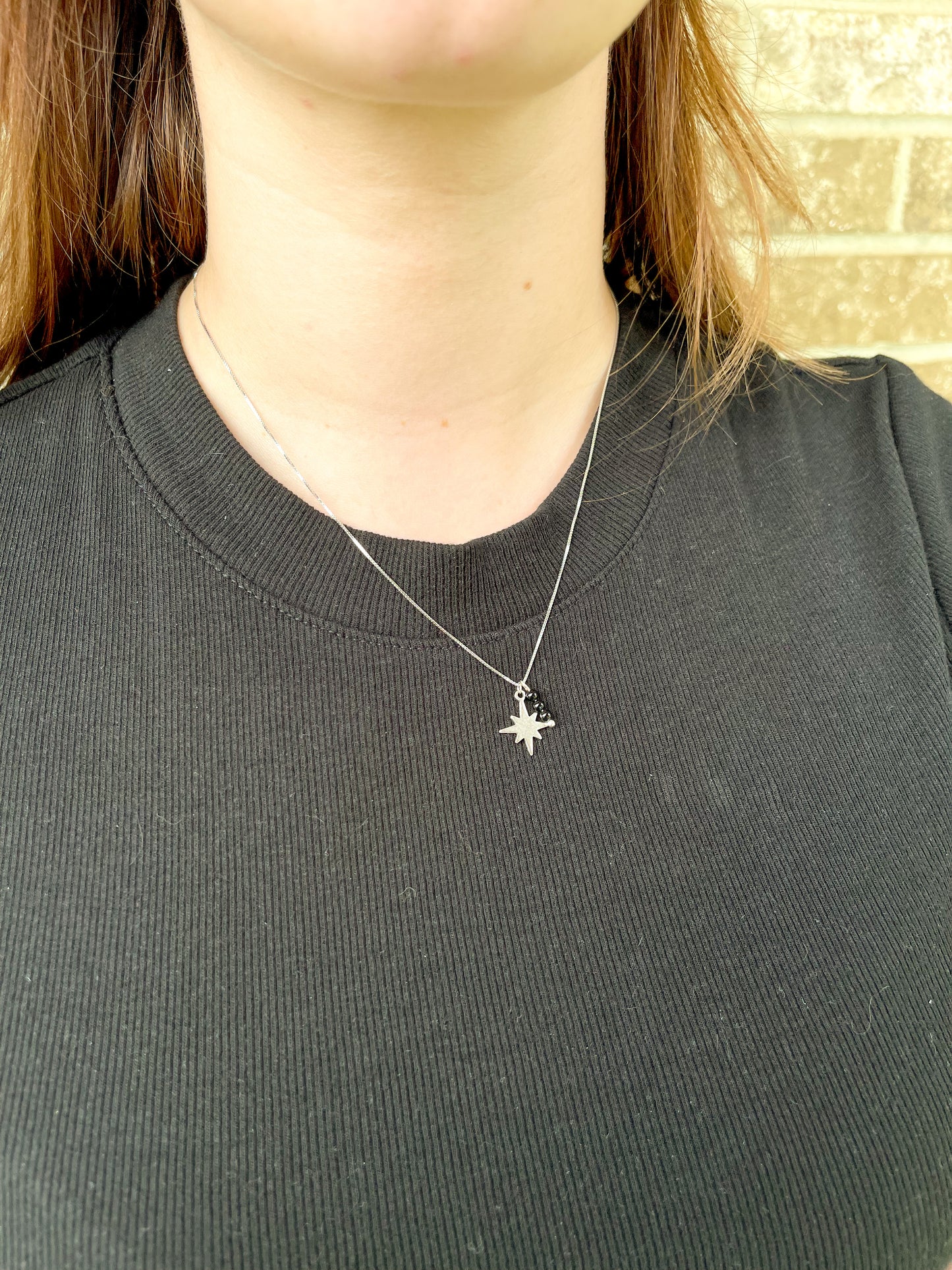 Jet Star Necklace