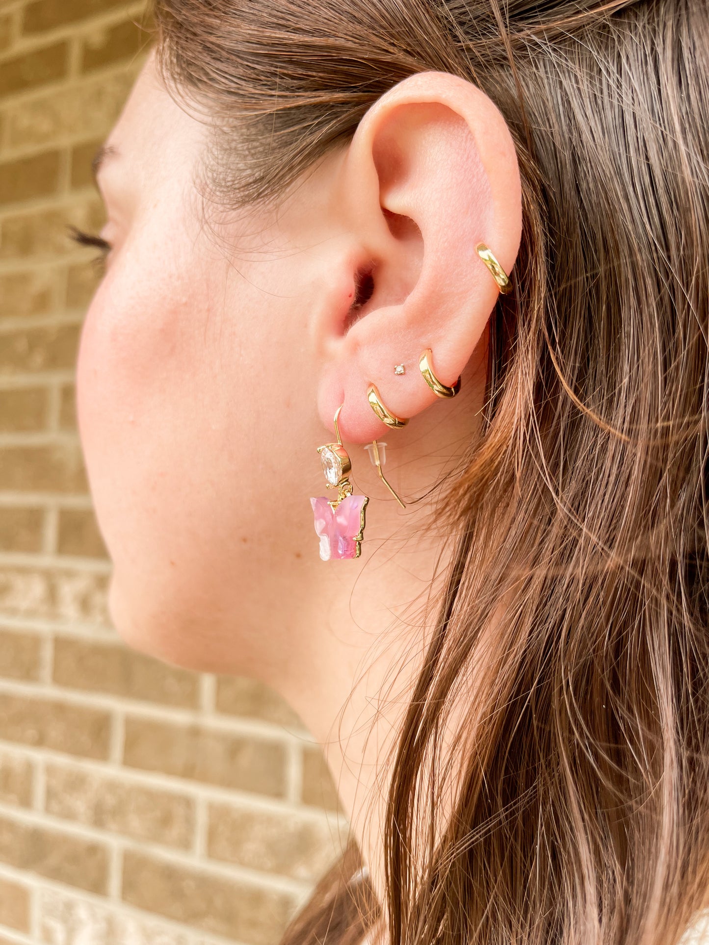 Flutter And Shimmer Earrings