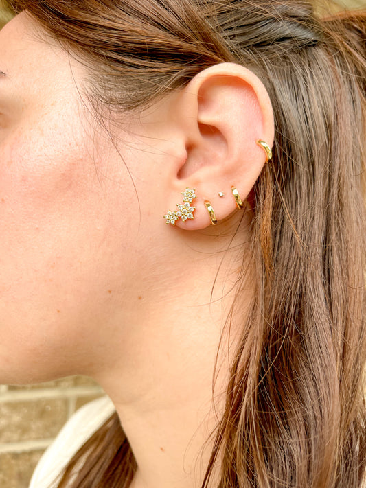 Trailing Flowers Studs