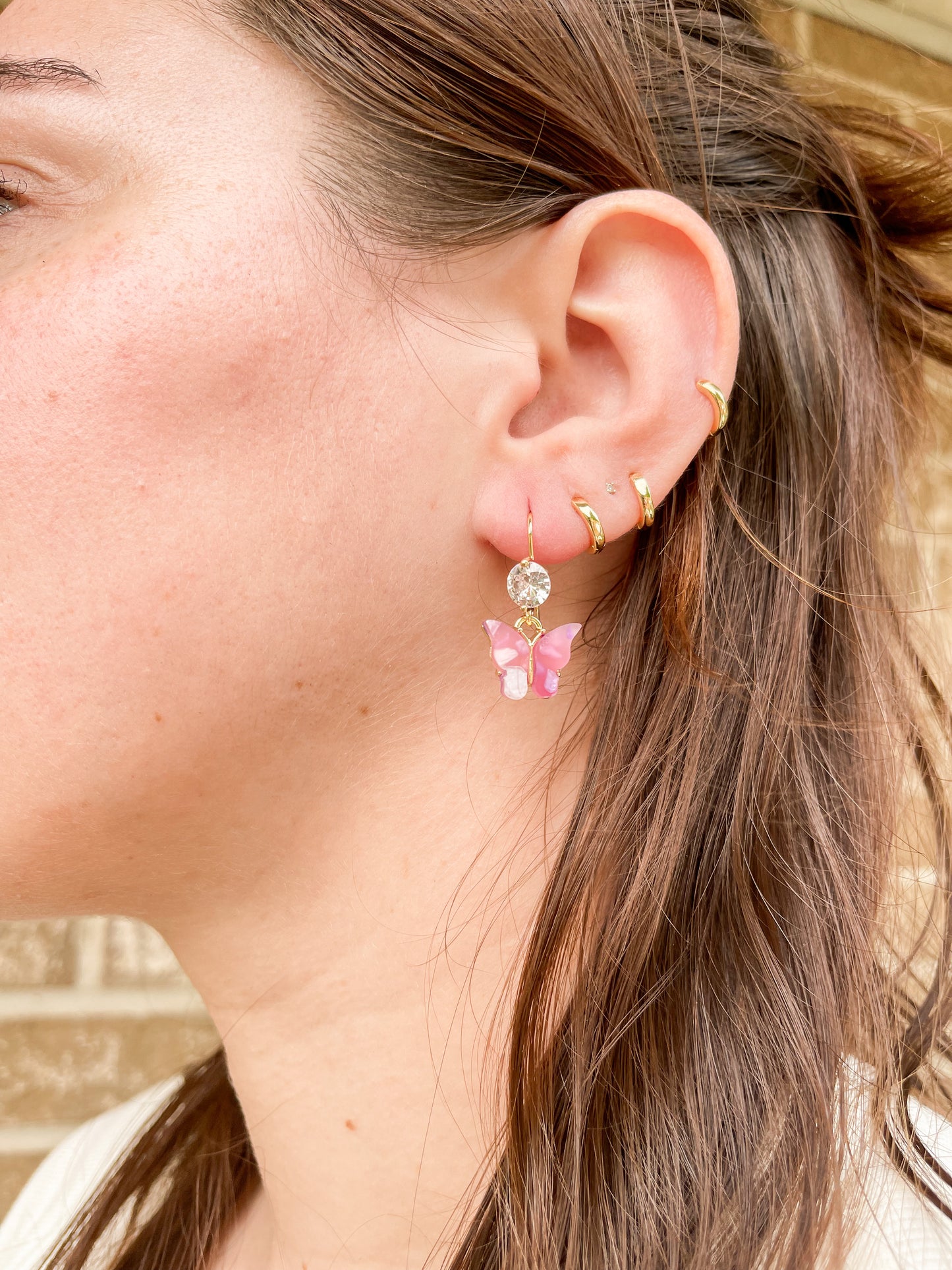 Flutter And Shimmer Earrings